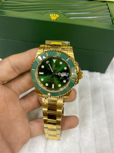 rolex submariner oro e verde|rolex submariner waterproof.